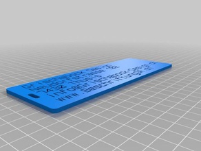 grischabock design-adresse - Organisation angepasst 3d print model - Mito3D