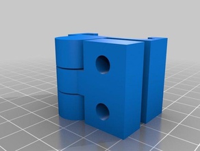 minha impressão personalizadas-em-lugar de charneira cremalheira fio organização 3d print model - Mito3D