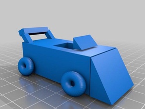simple voiture 3d l'impression 3d print model - Mito3D