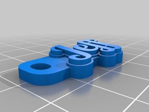 jeff Schlüsselanhänger angepasst 3d print model - Mito3D