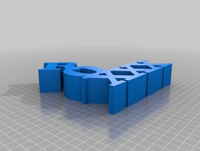 roxxx Skulpturen angepasst 3d print model - Mito3D