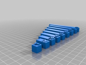 counting blocks math art 3d print model - Mito3D