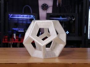 Dodekaeder math Kunst Polyeder Zeitraffer 3d print model - Mito3D