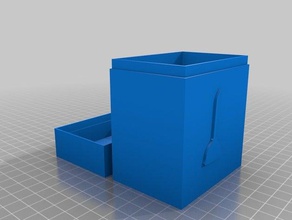 125 card case office customized 3d print model - Mito3D