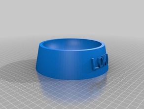 loki bowl pets customized 3d print model - Mito3D