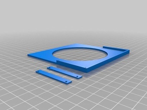 100mm square lens filter holder 3d printing 3d print model - Mito3D