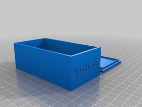 spyda 500 3s 2200 dual-Akku-box Container angepasst 3d print model - Mito3D