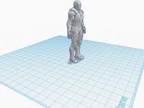 demir adam 3d baskı 3d print model - Mito3D