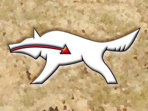 zuni lobo fetiche a los animales nativo de américa tótem 3d print model - Mito3D