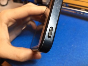 iphone 55sse spigen neo hybird lock button mobile 3d print model - Mito3D