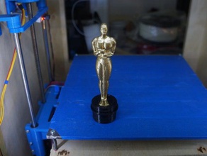 oscar ödülü sanat ödül 3d print model - Mito3D