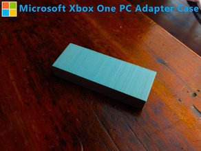 microsoft xbox one pc adapter case cover computer adapters accessories container controller usb holder 3d print model - Mito3D
