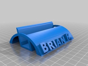personalized business card holder office easy 3d print model - Mito3D