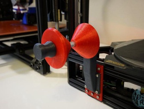 universal filament holder 3d printer parts spool kossel pro openbeam 3d print model - Mito3D