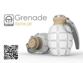 granada spice jar a cozinha jantar 3d print model - Mito3D