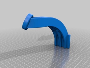 toyota prius mobile phone extension bracket automotive 3d print model - Mito3D