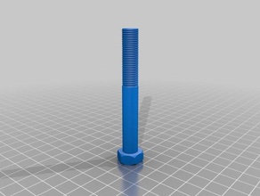 38 bolt 1 thread step parts customized 3d print model - Mito3D