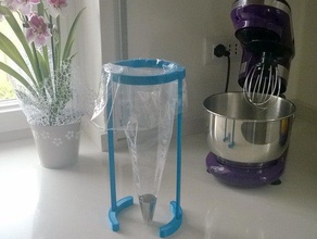 sac &agrave poche support kitchen dining bag holder filler tool utensil pastry plastic 3d print model - Mito3D