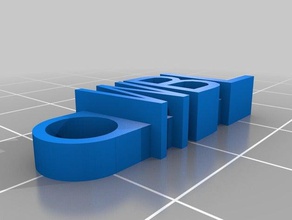 wbl chave de cadeia organização personalizado 3d print model - Mito3D