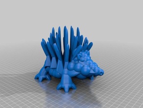 funny hedgehog animals 3d print model - Mito3D