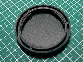 canon ef-m mount arka lens kapağı kamera kap ef kapak 3d print model - Mito3D