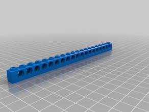 lego technics 20x1 construction toys customized 3d print model - Mito3D