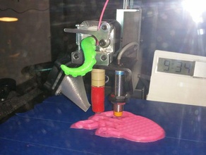 printrbot simple metal feeder tentacle 3d printer accessories extruder 3d print model - Mito3D