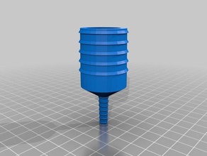 meu personalizados revisitada universal mangueira de engate funil maker diy 3d print model - Mito3D