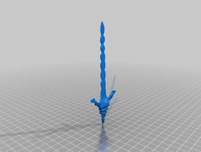 sword models epic knife weapon 3d print model - Mito3D
