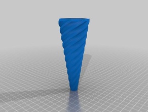 meu personalizados openscad vaso de flor experiência organização 3d print model - Mito3D