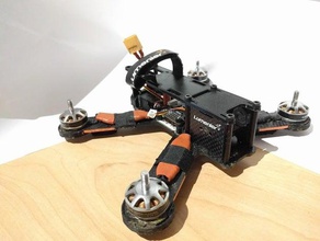 qav210 charpu üst plaka rc araç drone çerçeve lumenier dörtlü skitzo 3d print model - Mito3D
