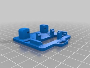 bracket mrservo-1 model railroad switch machine hobby 3d print model - Mito3D