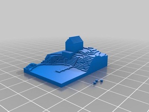 minecraft mundo mini cerdos 3d impresión 3d print model - Mito3D