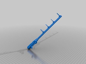 basic fishing rod 3d drucken 3d print model - Mito3D