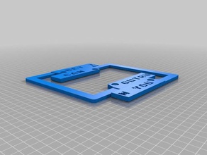 outse placa de fronteira sinais logotipos personalizado 3d print model - Mito3D
