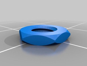 clip-exterior de la tuerca partes personalizado 3d print model - Mito3D