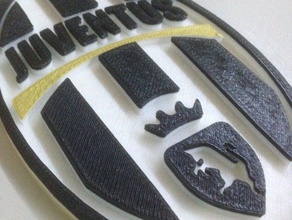 juventus logo signs logos 3d print model - Mito3D