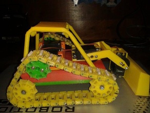 mini caterpillar-loader rc Fahrzeuge 3d print model - Mito3D