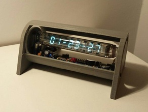 Vakuum-Fluoreszenz-Röhren-Uhr Elektronik 3d print model - Mito3D