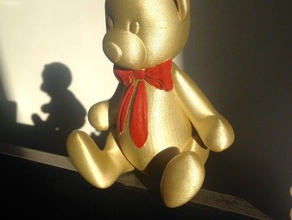 teddy bear animali 3d print model - Mito3D