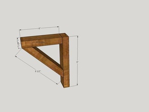 common shelf bracket organization 3d print model - Mito3D