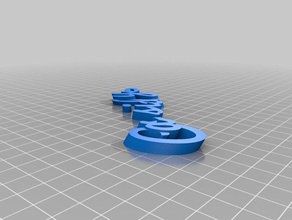 my customized iamburcassidynystext name keyring keyfob organization 3d print model - Mito3D