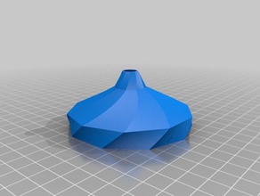 10 vlakkentorsion polygonal funnel kitchen dining customized 3d print model - Mito3D
