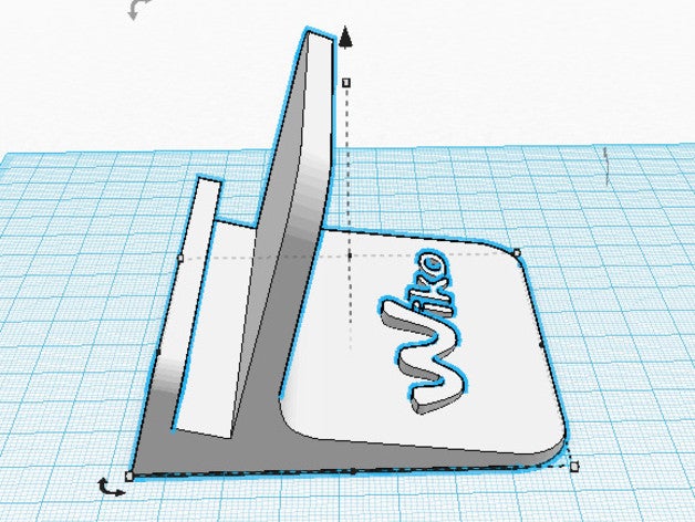 titulaire téléphone wiko mobile 3D print model - Mito3D