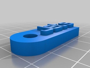 jets keychain organization customized 3d print model - Mito3D