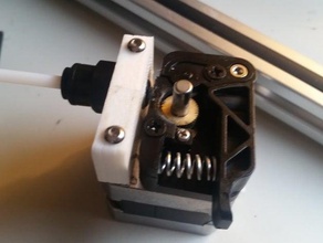 folgertech mk9 direct bowden extruder block remix 9mm hole adapter 3d printer extruders 3d print model - Mito3D