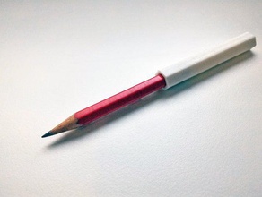 simple pencil extender art tools 3d print model - Mito3D