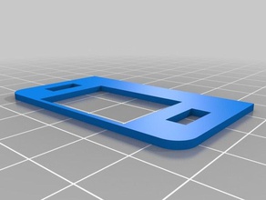 door strike plate spacer replacement parts 3d print model - Mito3D