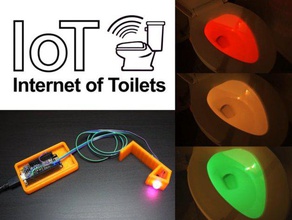smart WC-Licht iot - Elektronik adafruit arduino komisch internet der Dinge 3d print model - Mito3D