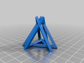tri-Winkel math Kunst angepasst 3d print model - Mito3D